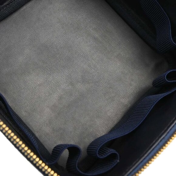 Chanel Blue Denim Vanity Handbag - Picture 9 of 10